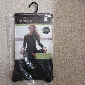 Cuddl Duds Ultra-Soft Modal for Absolute Comfort Softwear w/ Stretch Black XL